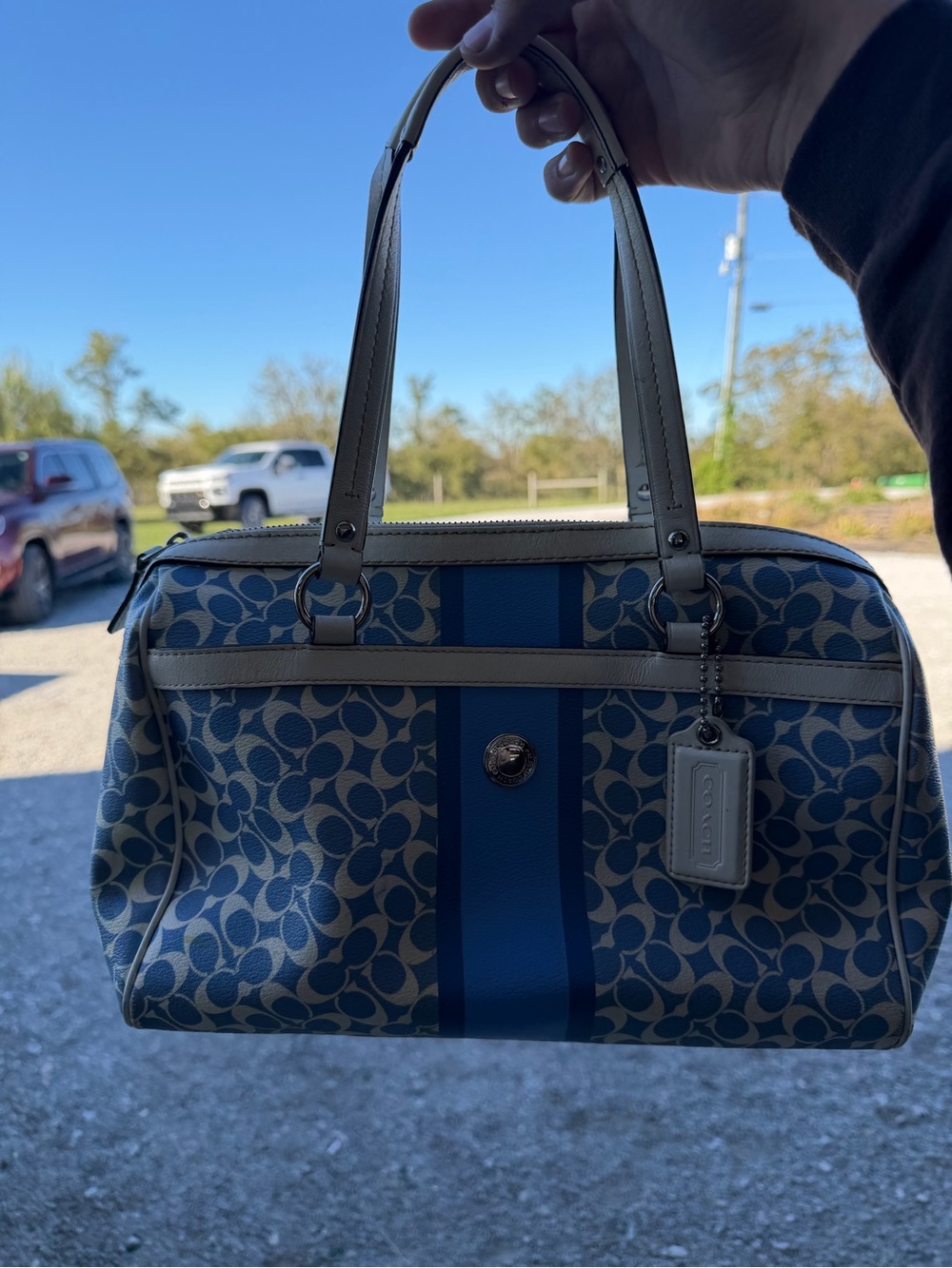 Coach Blue Chelsea bag
